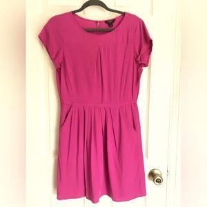 J.Crew Size 2 Pink Short Sleeve Mini Dress